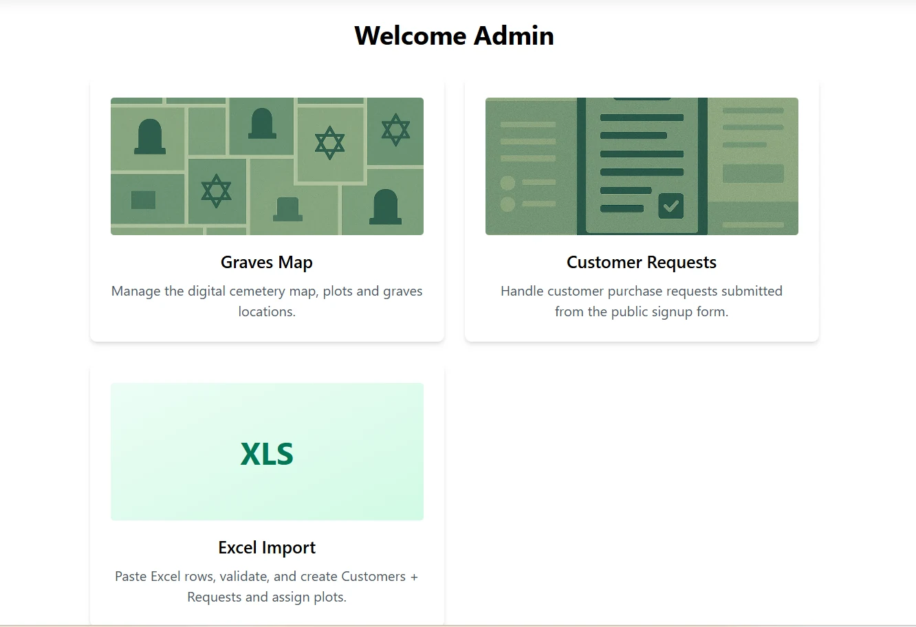 Netivot admin dashboard